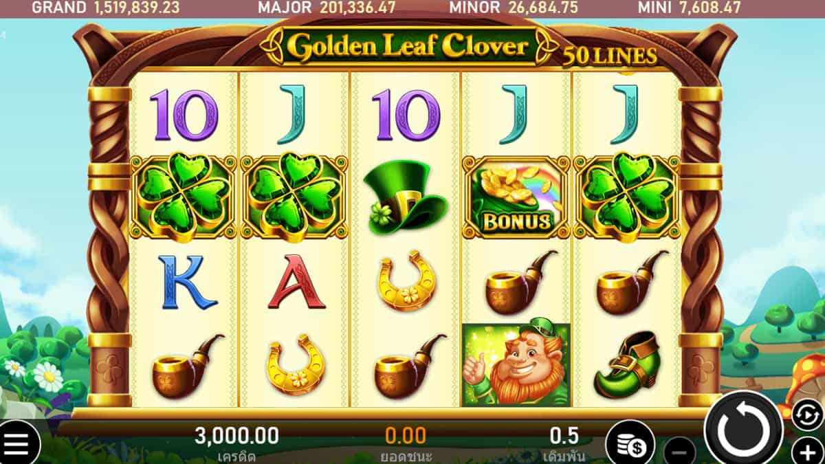 Golden Leaf Clover